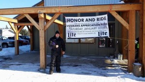 Terry Pulkrabek on the Veterans ride